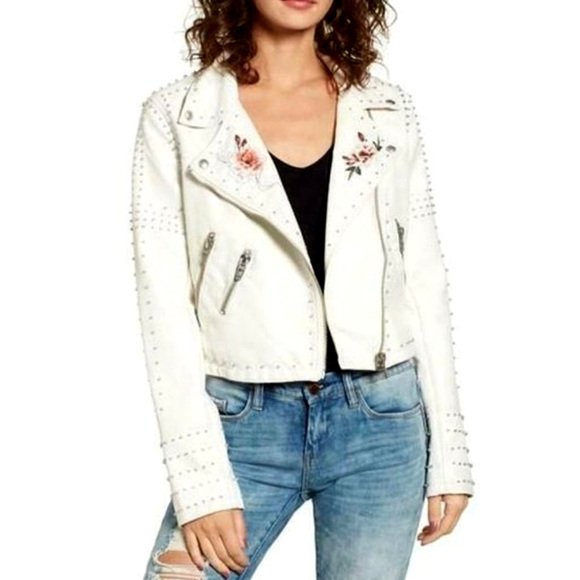 Blank NYC Jackets & Blazers - BLANK NYC HEARTBREAKER Faux Leather Moto Jacket